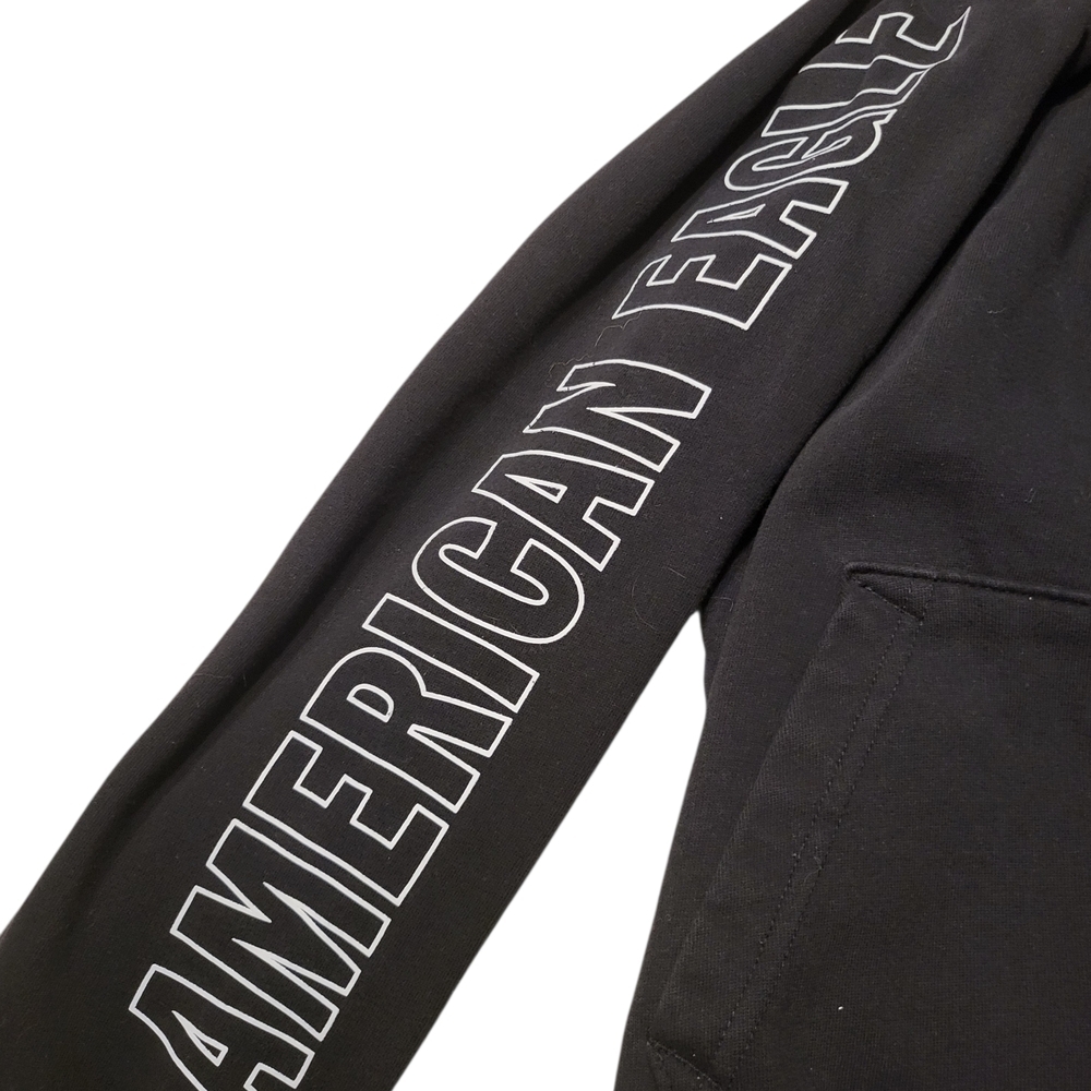 American Eagle Outfitters Black Graphic Hoodie - Picture 4 of 7